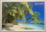 Image of the puzzle 2000, MB, Tahitian Beach, Complete, Picture of the box