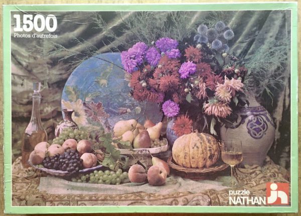 Image of the puzzle 1500, Nathan, Still Life, Lumière Brothers, Complete, Picture of the box
