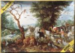 Image of the puzzle 2000, Scandecor, The Entry of the Animals into Noah's Ark, by Jan Brueghel the Elder, Sealed Bag, Picture of the box