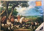 Image of the puzzle 1000, Ravensburger, Hunt at Fontainebleau, by Carle Vernet, Complete, Picture of the box