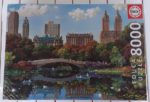 Image of the puzzle 8000, Educa, Central Park, Alexander Chen, Factory Sealed, Picture of the box