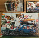 Image of the puzzle 750, Heye, Bon Voyage, Jean-Jacques Loup, Complete, Picture of the contents