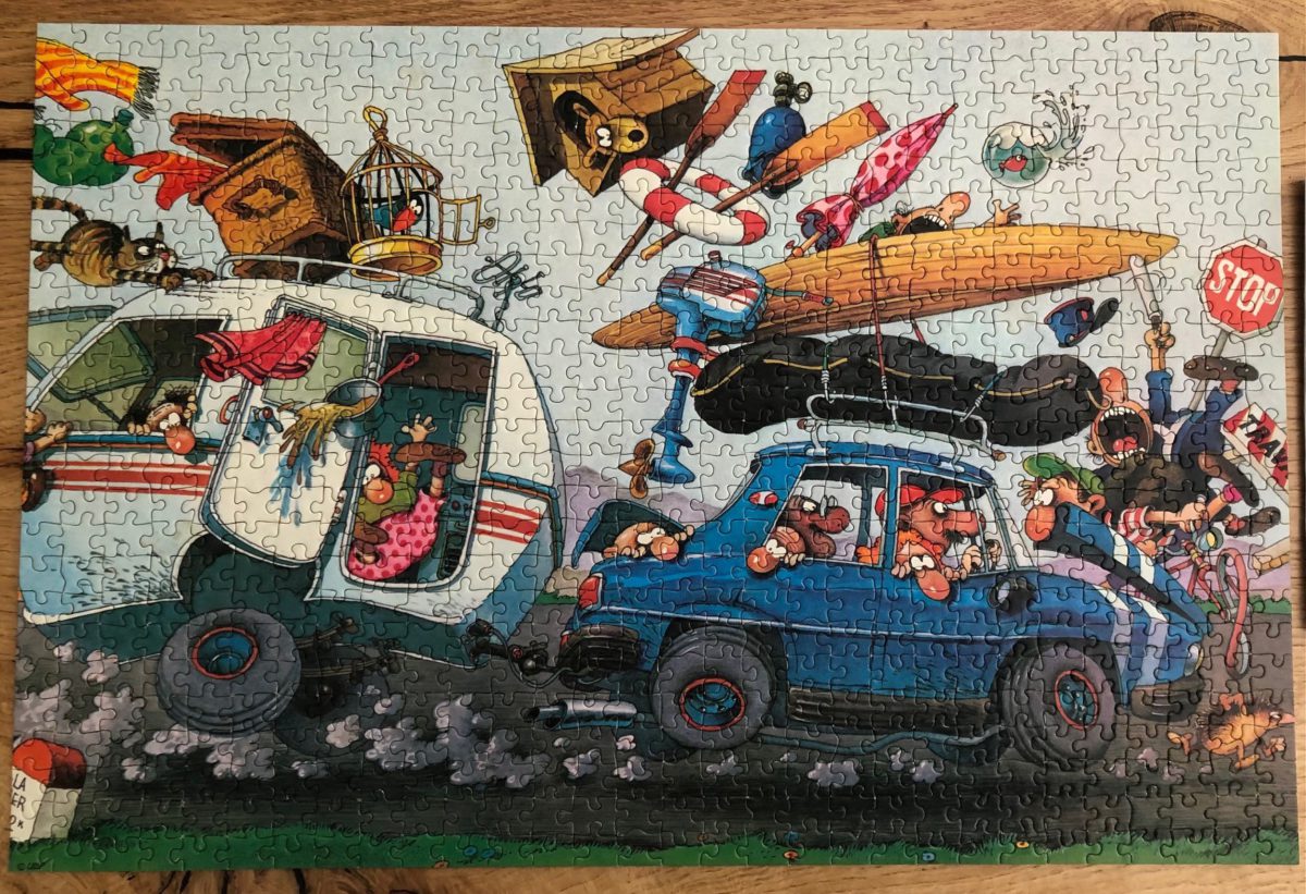 Image of the puzzle 750, Heye, Bon Voyage, Jean-Jacques Loup, Complete, Picture of the puzzle