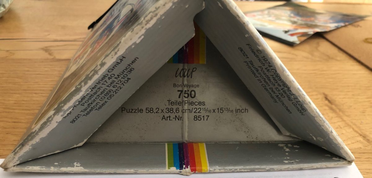 Image of the puzzle 750, Heye, Bon Voyage, Jean-Jacques Loup, Complete, Picture of the base