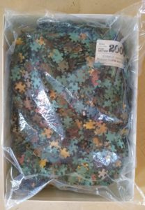 Image of the puzzle 2000, Nathan, Still Life with Fruit, Edward Ladell, Sealed Bag, Picture of the bag