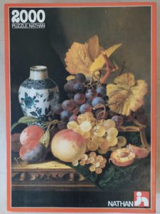 Image of the puzzle 2000, Nathan, Still Life with Fruit, Edward Ladell, Sealed Bag, Picture of the box