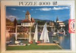 Image of the puzzle 4000, Educa, Spiez Castle, Switzerland, Factory Sealed, Picture of the box