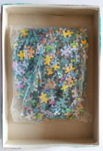 Image of the puzzle 500, WHSmith, Tuti Fruity, by Wendy Carlton, Sealed Bag, Picture of the bag