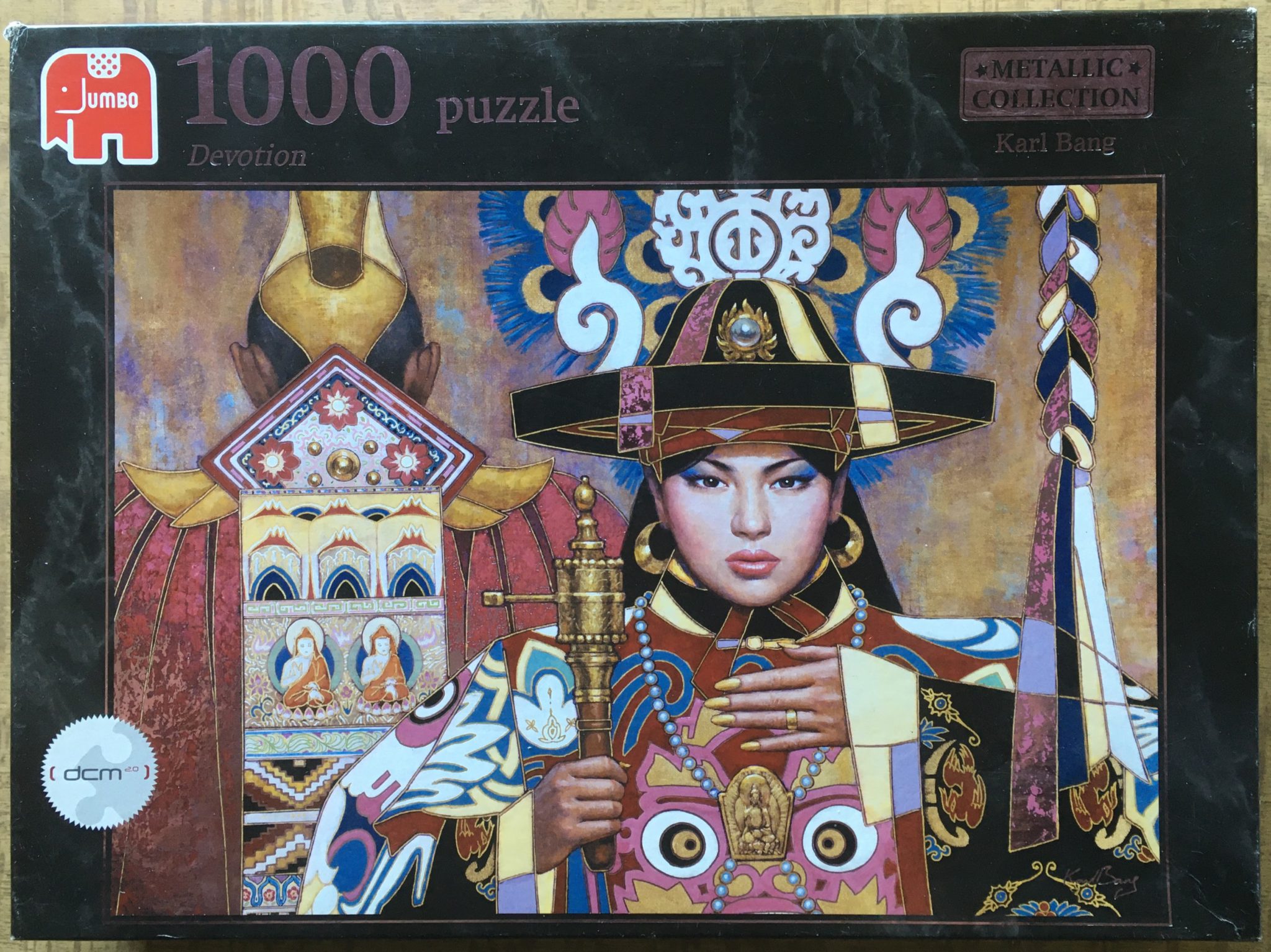 Puzzle complet Jumbo Silver Collection Karl Bang Legends 1000 pièces