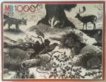 Image of the puzzle 1000, MB, Woodland Scene, by William Geldart, Factory Sealed, Picture of the box