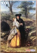 Image of the puzzle 1000, Hestair, Pont d'Amore, by William Powell Frith, Sealed Bag, Picture of the box