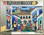 Image of the puzzle 1500, Carrefour, Naïve Painting, by Calixto Sales, Complete, Picture of the box