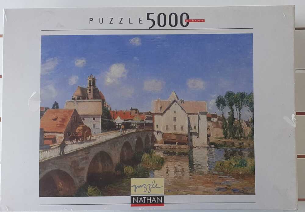 Lais Puzzle 1000 Pezzi – Alfred Sisley 'Ponte Moret In Estate' – Paesaggio Impressionista