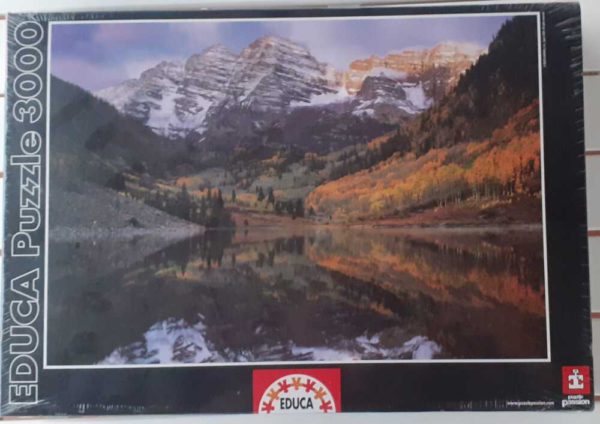 Image of the puzzle 3000, Educa, Maroon Bells, USA, Rodney Lough Jr., Factory Sealed