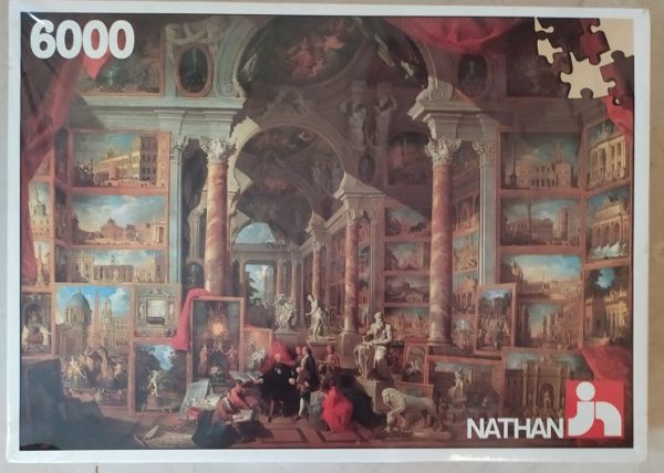 Image of the puzzle 6000, Nathan, Picture Gallery, Giovanni Paolo Panini, Factory Sealed, Picture of the box