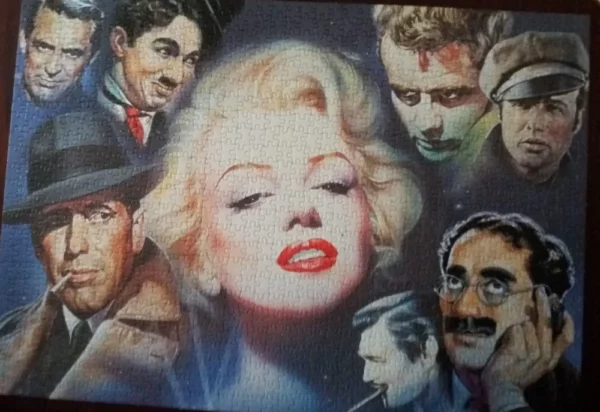 Image of the puzzle 1000, Schmidt, Marilyn Monroe and Friends, by Renato Casaro, Picture of the puzzle
