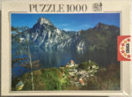 Image of the puzzle 1000, Educa, Lake Traun, Austria, Sealed Bag, Picture of the box