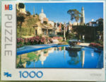 Image of the puzzle 1000, MB, Portmeiron Village, Edmund Nägele, Complete, Picture of the box