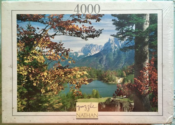 Image of the puzzle 4000, Nathan, Mountain Landscape, by Reinhold Kirsch, Factory Sealed