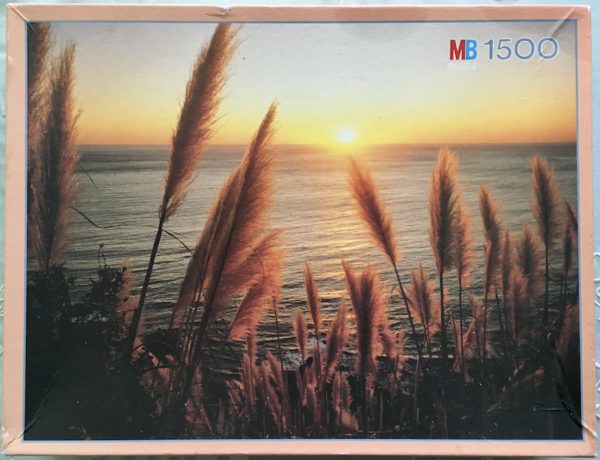 Image of the puzzle 1500, MB, Coucher de Soleil, by David Muench, Sealed Bag, Picture of the box