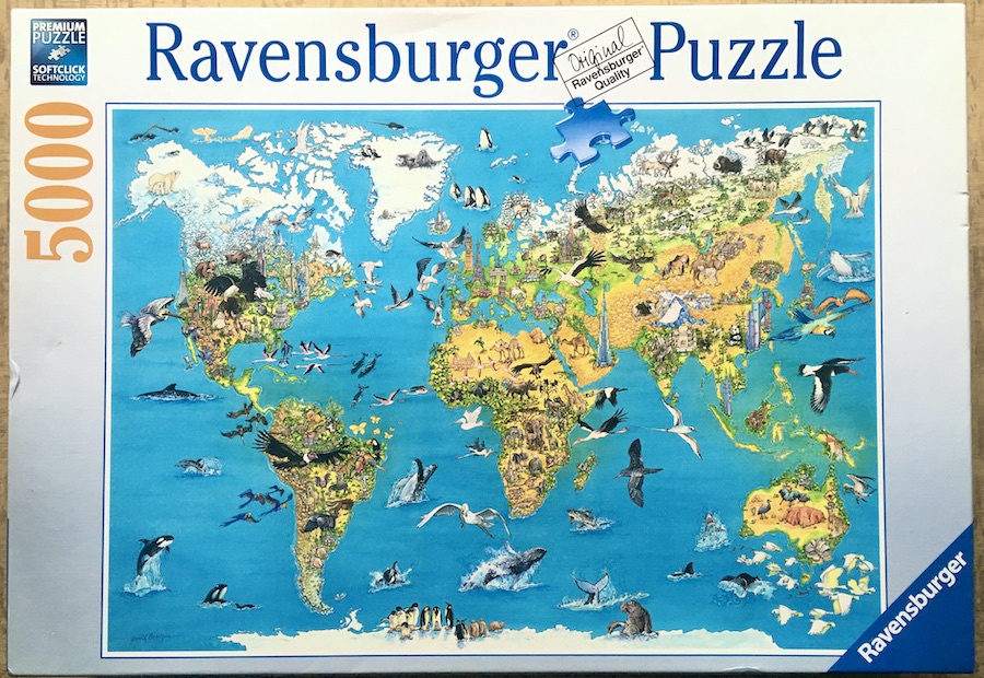 Puzzle 5000 pièces - Ravensburger - Dimensions 153x101 cm - Pour 7