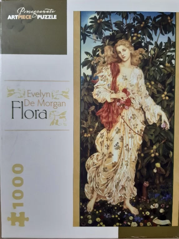 1000, Pomegranate, Flora, Evelyn De Morgan, Complete Image of the puzzle 1000, Pomegranate, Flora, Evelyn De Morgan, Picture of the box