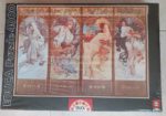 Image of the puzzle 4000, Educa, Four Seasons, Alphonse Mucha, Factory Sealed