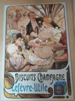 Image of the puzzle 1500, Nathan, Sponge Fingers – Old Fashioned Poster, Alphonse Mucha, Complete, Picture of the puzzle assembled