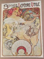 Image of the puzzle 1000, MB, Biscuits Lefèvre-Utile, by Alphonse Mucha, Complete, Picture of the puzzle