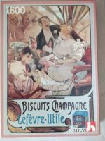 Image of the puzzle 1500, Nathan, Sponge Fingers – Old Fashioned Poster, Alphonse Mucha, Complete, Picture of the box