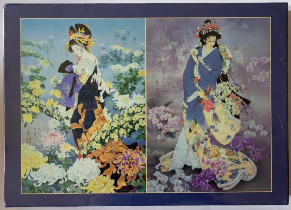 Image of the puzzle 2x1000, Express Gifts, Flowers of the Orient, by Haruyo Morita, Factory Sealed