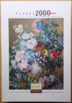 Image of the puzzle 2000, Nathan, A Rich Still Life of Summer Flowers, by Camille de Chantereine, Factory Sealed, Picture of the box