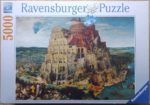 Image of the puzzle 5000, Ravensburger, The Tower of Babel, Pieter Bruegel the Elder, Factory Sealed, Picture of the box