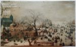 Image of the puzzle 1000, Puzzelman, Winter Landscape with Skaters, by Hendrick Avercamp, Factory Sealed, Picture of the box