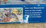 Image of the puzzle 1000, Jumbo, Cars in the Make, Jan van Haasteren, Complete, Detail of the box