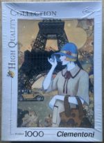 Image of the puzzle 1000, Clementoni, Paris Adventures, by Helena Lam, Sealed Bag, Picture of the box