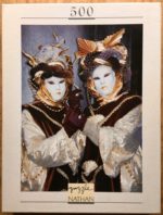 Image of the puzzle 500, Nathan, Masquerade, by Chris Nikolson, Complete, Picture of the box