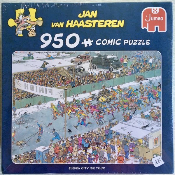 Image of the puzzle 950, Jumbo, Eleven City Ice Tour, Jan van Haasteren, Factory Sealed