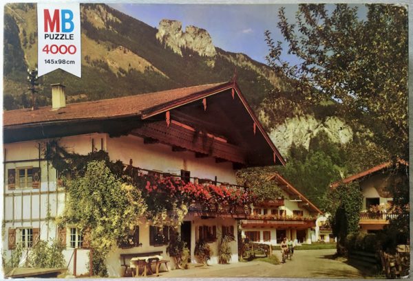 Image of the puzzle 4000, MB, Tyrolean House, Sealed Bag, Picture of the box