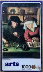 Image of the puzzle 1000, Orli, The Money Changer and his Wife, by Quentin Matsys, Incomplete, Picture of the box