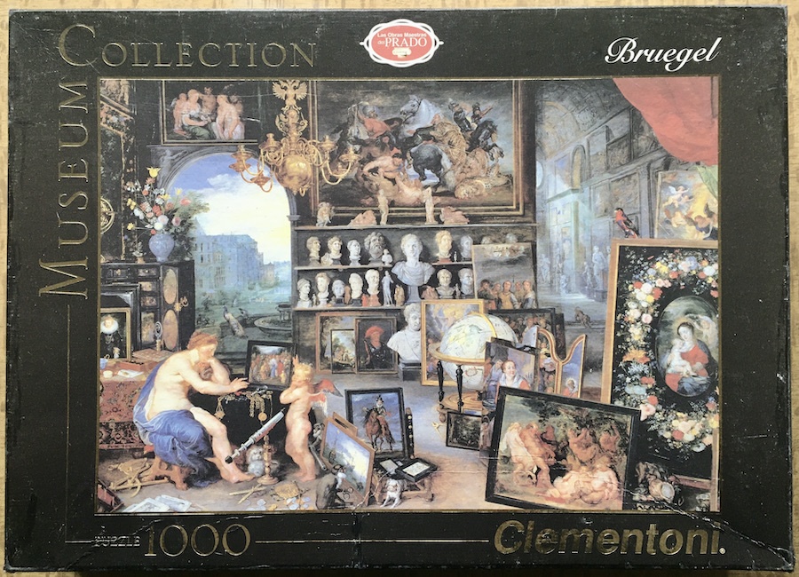 1000, Clementoni, The View, Jan Brueghel the Elder, Complete, 2021-10-01 Image of the puzzle 1000, Clementoni, The View, Jan Brueghel the Elder, Complete, Picture of the box