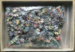 Image of the puzzle 1000, Wild Horse, Town View, Kenneth Steel, Complete, Picture of the bag