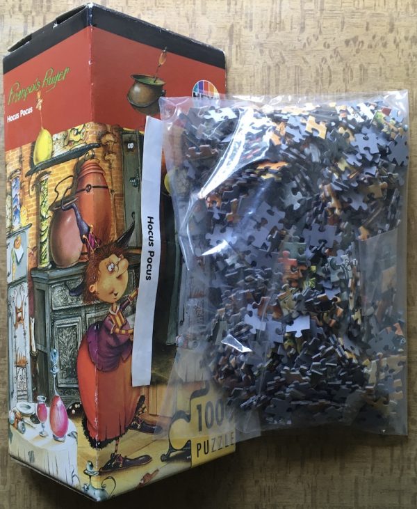 Image of the puzzle 1000, Heye, Hocus Pocus, François Ruyer, Complete, Picture of the bag