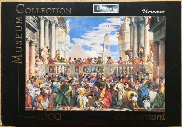 Image of the puzzle 4000, Clementoni, The Marriage in Cana, Paolo Veronese, Sealed Bag, Picture of the box