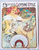 Image of the puzzle 1000, MB, Biscuits Lefèvre-Utile, by Alphonse Mucha, Complete, Picture of the box