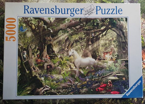Image of the puzzle 5000, Ravensburger, Fantasy World, by David Penfound, Complete, Picture of the box