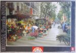 Image of the puzzle 5000, Educa, Las Ramblas, Barcelona, Clark Hulings, Factory Sealed, Picture of the box