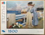 Image of the puzzle 1500, MB, The Seagulls, Albert Maignan, Factory Sealed, Picture of the box