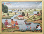 Image of the puzzle 1000, MB, Love in the Field, Josip Generalic, Incomplete, Picture of the box