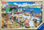 Image of the puzzle 500, Ravensburger, The Feast, Goscinny & Uderzo, Complete, Picture of the box